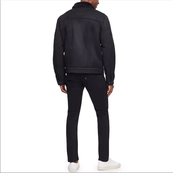 Levi’s Sherpa Faux Suede Trucker Jacket - Picture 3 of 9